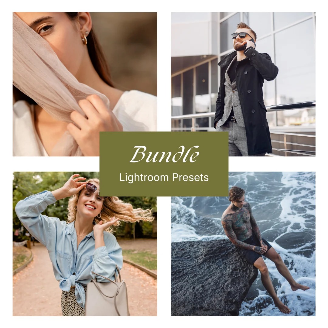 Amberveil + Clearwave + Dawnlight + Silkskin — Presets Bundle